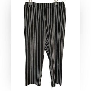 NWOT Chico’s Ankle Stripped Pants